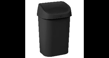 Mistral Swing afvalbak 25L zwart